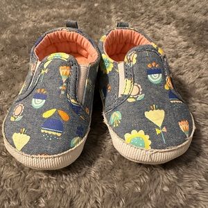 Baby blue target shoes. Size 0-3 months